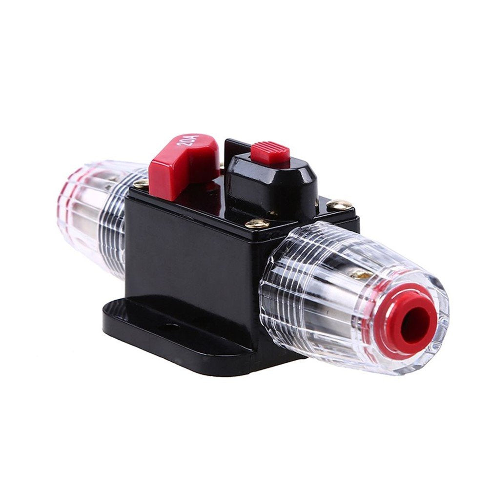 Stetion Car Audio 80 Amp Resettable Fuse Circuit Breaker Car Protect For Audio System Fuse 12-24V Dc For Car Audio Amps Overload